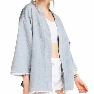 Kimchi Blue Bella Chambray Quilted Jacket